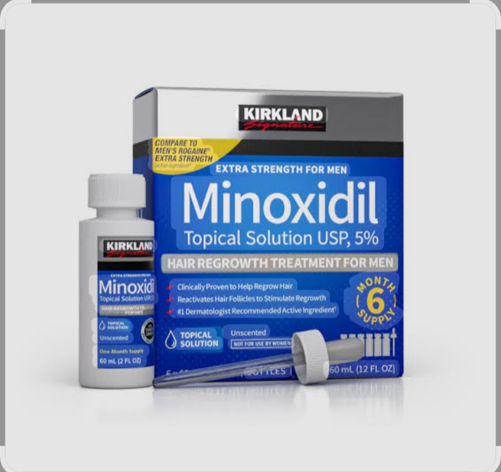 Caixa de Minoxidil Kirkland 5%