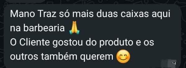 Mensagem real de cliente 1