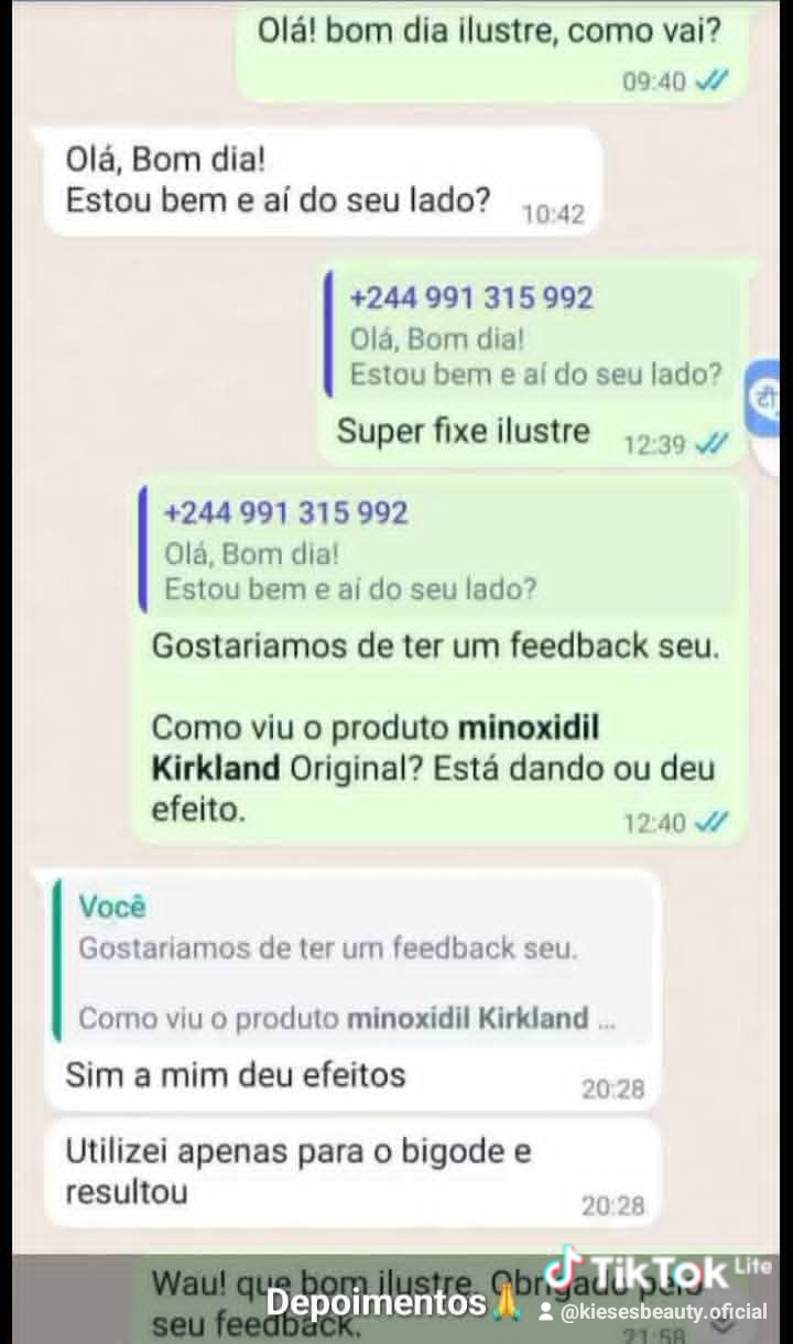 Mensagem real de cliente 3