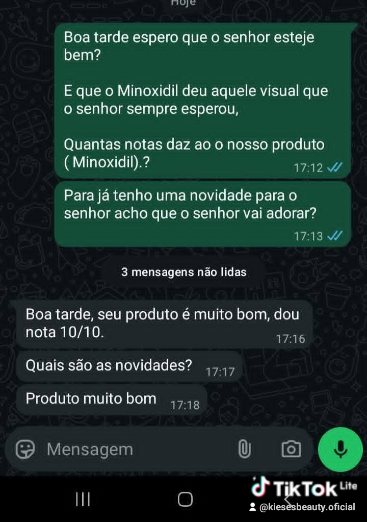Mensagem real de cliente 4